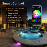 Архитектурный светильник SDL-03-7-S Monet-7 Smart RGBW Bluetooth